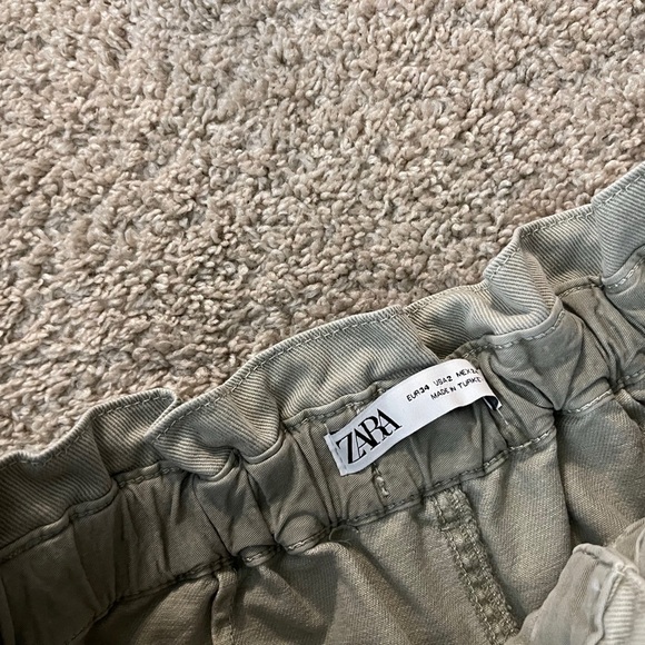 Zara High-Waisted barrel style crop jeans casual boho minimalist coastal - Picture 6 of 7